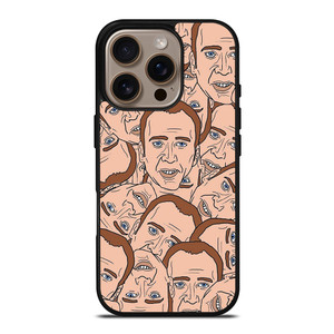 NICOLAS CAGE COLLAGE iPhone 16 Pro Case Cover NICOLAS CAGE COLLAGE iPhone 16 Pro Case Cover