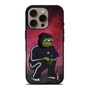 PEPE THE SMUG SAD iPhone 16 Pro Case Cover
