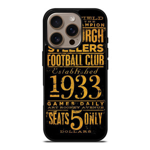 PITTSBURGH STEELERS 1933 FANS iPhone 16 Pro Case Cover