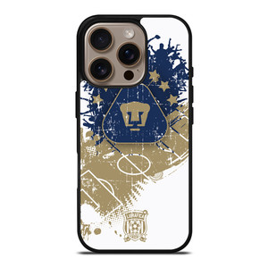 PUMAS UNAM PUMAS iPhone 16 Pro Case Cover PUMAS UNAM PUMAS iPhone 16 Pro Case Cover