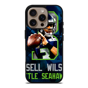RUSSELL WILSON 3 SEATTLE SEAHAWKS iPhone 16 Pro Case Cover
