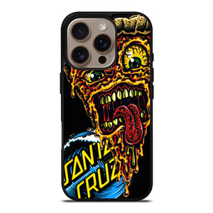 SANTA CRUZ SKATEBOARDS PIZZA iPhone 16 Pro Case Cover SANTA CRUZ SKATEBOARDS PIZZA iPhone 16 Pro Case Cover
