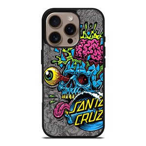 SANTA CRUZ SKATEBOARDS SKULL iPhone 16 Pro Case Cover