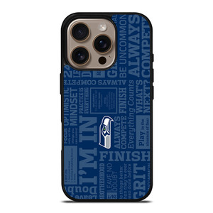 SEATTLE SEAHAWKS MANTRA iPhone 16 Pro Case Cover SEATTLE SEAHAWKS MANTRA iPhone 16 Pro Case Cover