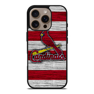 ST LOUIS CARDINALS WOODEN iPhone 16 Pro Case Cover