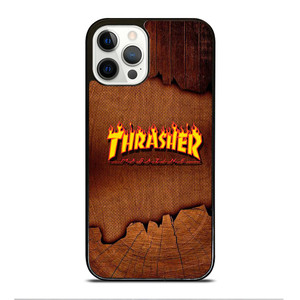 THRASER MAGAZINE WOODEN iPhone 12 Pro Case Cover THRASER MAGAZINE WOODEN iPhone 12 Pro Case Cover
