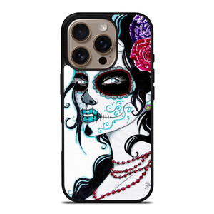 SUGAR SKULL LADY iPhone 16 Pro Case Cover