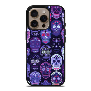 SUGAR SKULL PATTERN iPhone 16 Pro Case Cover SUGAR SKULL PATTERN iPhone 16 Pro Case Cover
