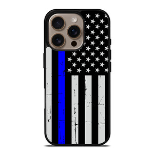 THIN BLUE LINE AMERICAN iPhone 16 Pro Case Cover