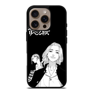 TOKYO REVENGERS BLACK WHITE iPhone 16 Pro Case Cover