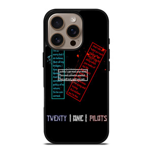 TWENTY ONE PILOTS LOGO iPhone 16 Pro Case Cover