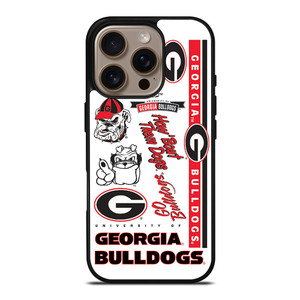 UGA GEORGIA BULLDOGS COLLAGE iPhone 16 Pro Case Cover UGA GEORGIA BULLDOGS COLLAGE iPhone 16 Pro Case Cover