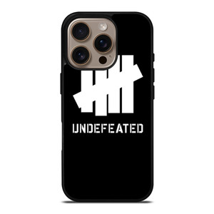 UNDEFEATED BLACK LOGO iPhone 16 Pro Case Cover