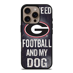 UNIVERSITY GEORGIA BULLDOGS 5 iPhone 16 Pro Case Cover