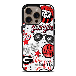 UNIVERSITY GEORGIA BULLDOGS UGA iPhone 16 Pro Case Cover