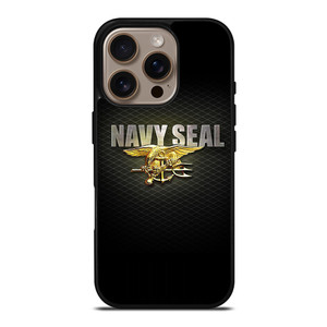 US NAVY SEAL METAL LOGO iPhone 16 Pro Case Cover