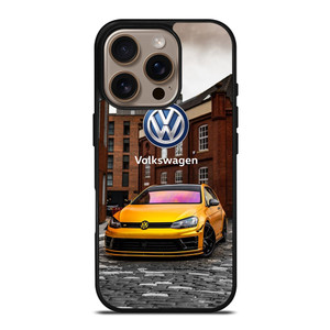 VW VOLKSWAGEN GTI CAR YEELOW iPhone 16 Pro Case Cover VW VOLKSWAGEN GTI CAR YEELOW iPhone 16 Pro Case Cover