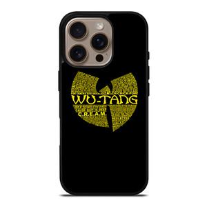 WU TANG CLAN HIP HOP iPhone 16 Pro Case Cover