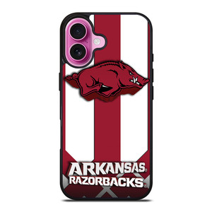 ARKANSAS RAZORBACKS LOGO iPhone 16 Plus Case Cover