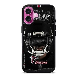 ATLANTA FALCONS BLACK iPhone 16 Plus Case Cover