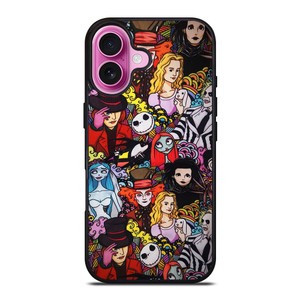 BEETLEJUICE TIM BURTON COLLAGE iPhone 16 Plus Case Cover