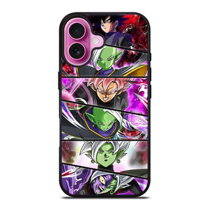 BLACK GOKU X ZAMASU DRAGON BALL iPhone 16 Plus Case Cover