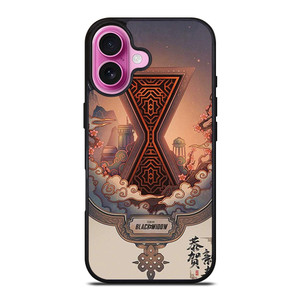 BLACK WIDOW LOGO ETERNAL iPhone 16 Plus Case Cover BLACK WIDOW LOGO ETERNAL iPhone 16 Plus Case Cover