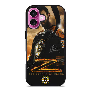 BOSTON BRUINS LEGEND ZDENO CHARA iPhone 16 Plus Case Cover