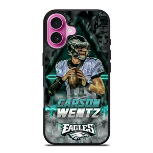 CARSON WENTZ EAGLES 2 iPhone 16 Plus Case Cover CARSON WENTZ EAGLES 2 iPhone 16 Plus Case Cover