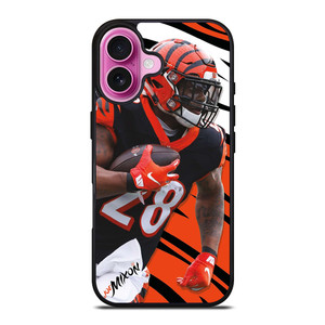 CINCINNATI BENGALS JOE MIXON iPhone 16 Plus Case Cover CINCINNATI BENGALS JOE MIXON iPhone 16 Plus Case Cover