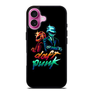 DAFT PUNK 8 BIT iPhone 16 Plus Case Cover