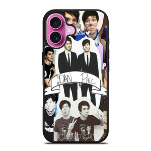 DAN AND PHIL COLLAGE iPhone 16 Plus Case Cover DAN AND PHIL COLLAGE iPhone 16 Plus Case Cover
