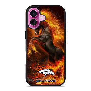 DENVER BRONCOS HORSE iPhone 16 Plus Case Cover