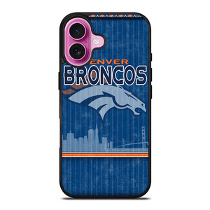 DENVER BRONCOS SKYLINE iPhone 16 Plus Case Cover