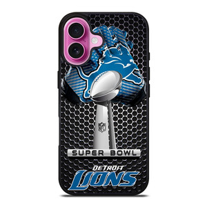 DETROIT LIONS SUPER BOWL iPhone 16 Plus Case Cover