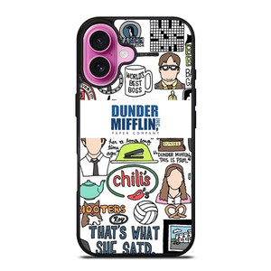 DUNDER MIFFLIN COLLAGE iPhone 16 Plus Case Cover