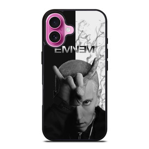 EMINEM RAPPER BLACK WHITE iPhone 16 Plus Case Cover