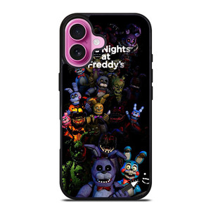 FIVE NIGHTS AT FREDDY'S ALL CHARACTERS iPhone 16 Plus Case Cover