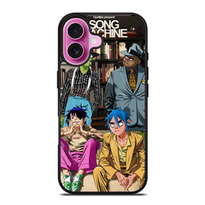 GORILLAZ BAND SONG MACHINE iPhone 16 Plus Case Cover GORILLAZ BAND SONG MACHINE iPhone 16 Plus Case Cover