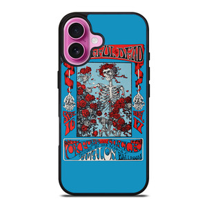 GRATEFUL DEAD SKULL iPhone 16 Plus Case Cover GRATEFUL DEAD SKULL iPhone 16 Plus Case Cover