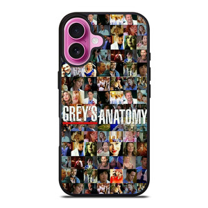 GREY'S ANATOMY COLLAGE iPhone 16 Plus Case Cover GREY'S ANATOMY COLLAGE iPhone 16 Plus Case Cover