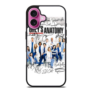 GREY'S ANATOMY SIGNATURE iPhone 16 Plus Case Cover GREY'S ANATOMY SIGNATURE iPhone 16 Plus Case Cover