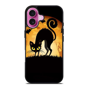 HALLOWEEN CAT iPhone 16 Plus Case Cover