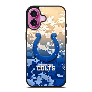INDIANAPOLIS COLTS CAMO LOGO iPhone 16 Plus Case Cover INDIANAPOLIS COLTS CAMO LOGO iPhone 16 Plus Case Cover
