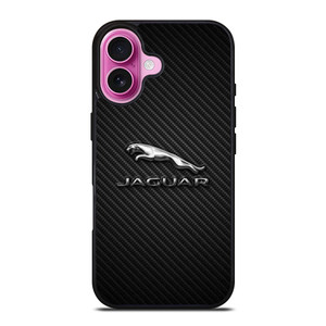 JAGUAR CARBON LOGO 2 iPhone 16 Plus Case Cover JAGUAR CARBON LOGO 2 iPhone 16 Plus Case Cover