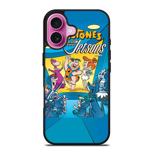 JETSONS MEET FLINTSTONES iPhone 16 Plus Case Cover JETSONS MEET FLINTSTONES iPhone 16 Plus Case Cover