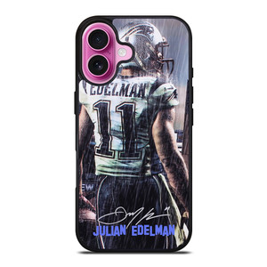 JULIAN EDELMAN PATRIOTS SIGNATURE iPhone 16 Plus Case Cover JULIAN EDELMAN PATRIOTS SIGNATURE iPhone 16 Plus Case Cover