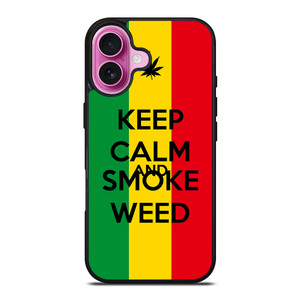 KEEP CALM AND SMOKE WEED 2 iPhone 16 Plus Case Cover