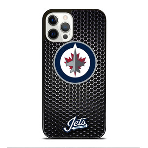 WINNIPEG JETS METAL iPhone 12 Pro Case Cover WINNIPEG JETS METAL iPhone 12 Pro Case Cover