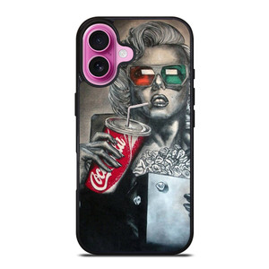 MARILYN MONROE COLA iPhone 16 Plus Case Cover
